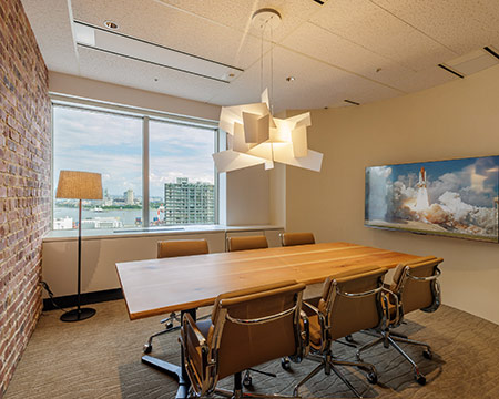 プライバシーが守られた面談室